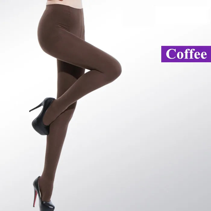 Women Opaque Pantyhose Warm Nylon Footed Stocking