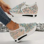 Sneakers Women Sequine Shoes