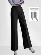 Slimming Casual Pants Elastic Waist Comfortabe Pocket Design
