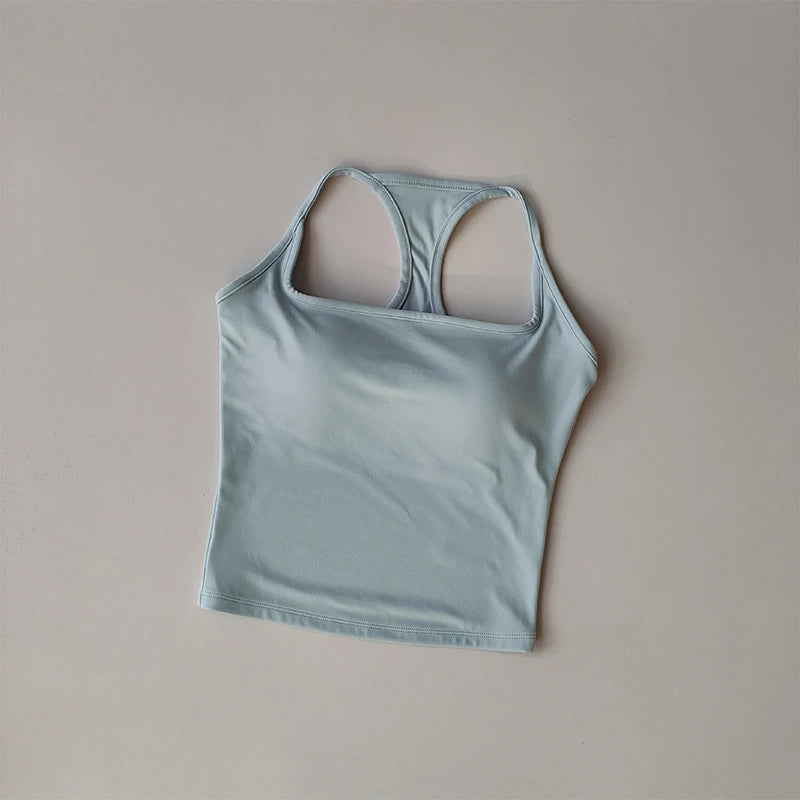 Fitness Vest with Chest Pad Yoga Clothing