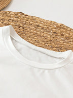 Women's Long Sleeve Butterfly Print T-Shirt, Round Neck Top