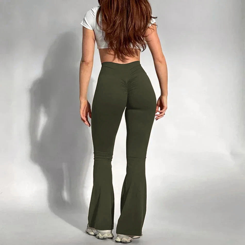 High Waist Butt Lifting Scrunch Butt Pants Women