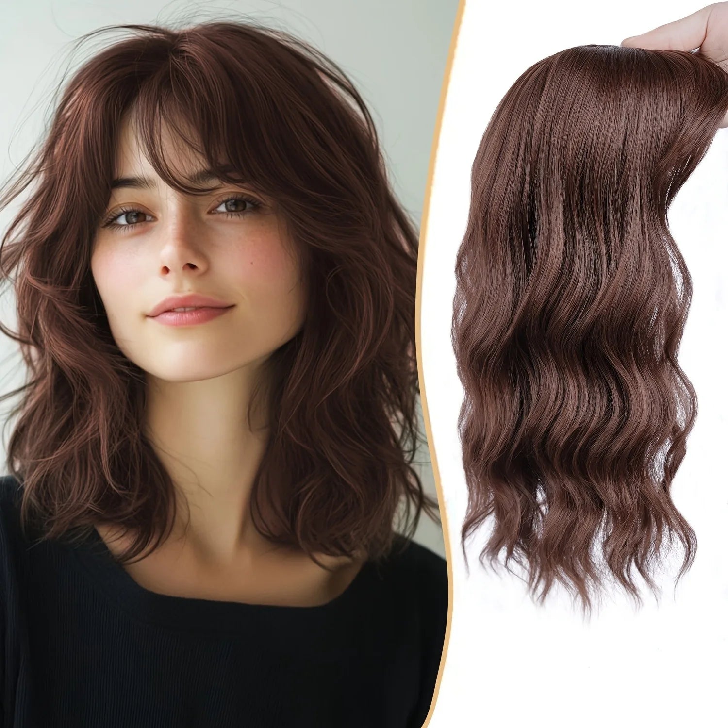 Hair Toppers For Women, 14inch Curly Hair