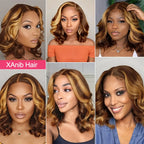 Human Hair Wigs For White Women Bob Lace Front Wig Body Wave Wig For White Women
 Long Curly Hair Front Lace Wig Diy Decorations