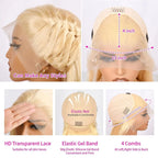 40 Inch Blonde Body Wave Human Hair Wigs 613 Hd Lace Frontal Wig 13x6 
 Bone Straight Lace Front Wig Colored 100% Human Hair