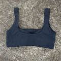 Solid Color Hollow back shoulder strap Underwear Women  Fitness sport Bra Top