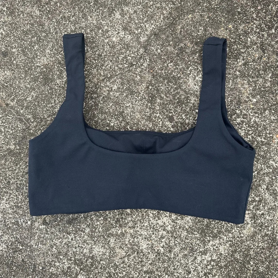 Solid Color Hollow back shoulder strap Underwear Women  Fitness sport Bra Top