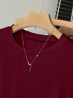 Women's Short Sleeve T-Shirt with Side Ruching