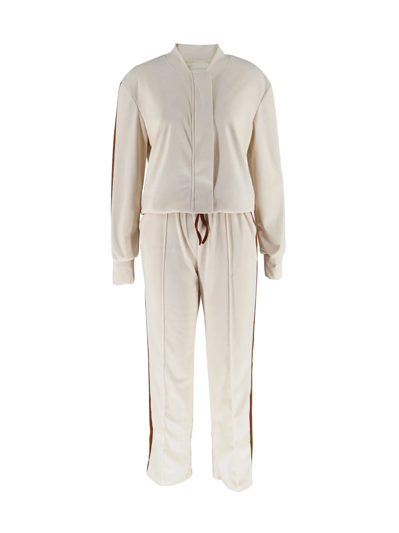 2 Piece Casual - Women's Zip Jacket and Drawstring Pants