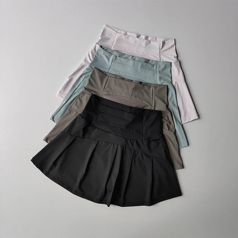 Women's High Waist Short Sport Skirt For Summer