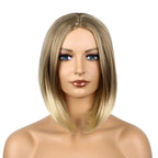 Women's Short Straight Wig Full Headgear Wig 
Soft Breathable Not Hurt Hair Odorless Wig for Woman Girls Daily Use Hair Styling