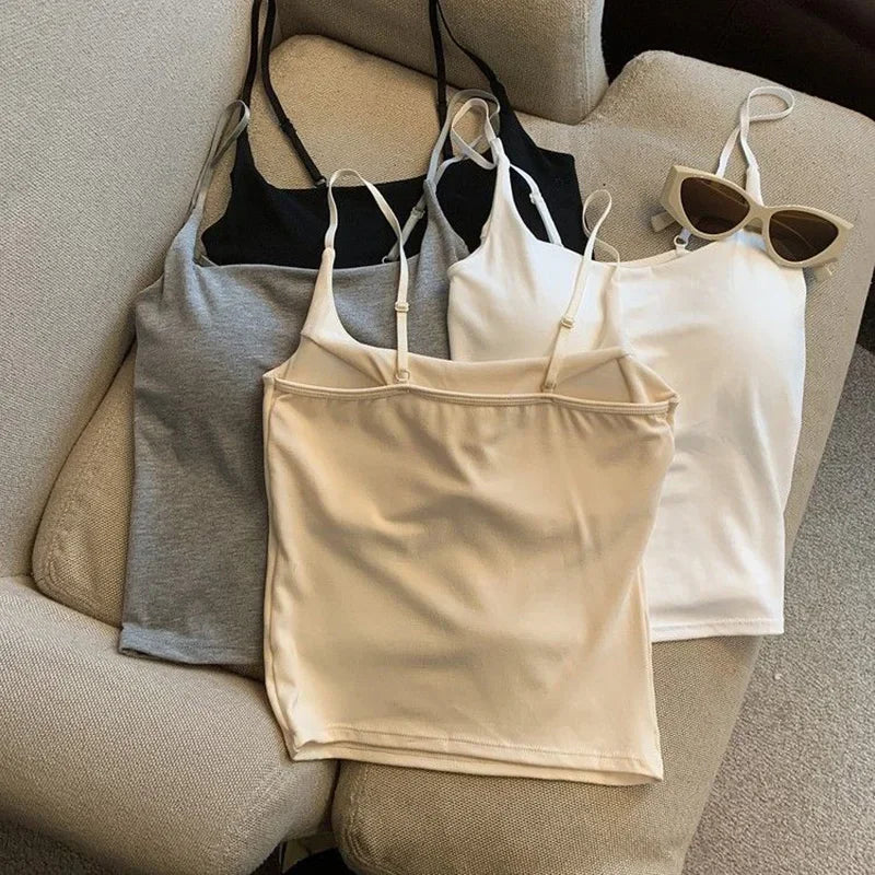 Simple Cotton Summer Camisole Women