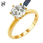 Moissanite D Color 1-3ct Gold Engagement Rings Wedding Jewelry