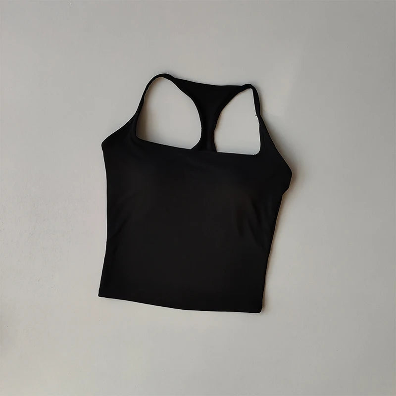 Fitness Vest with Chest Pad Yoga Clothing