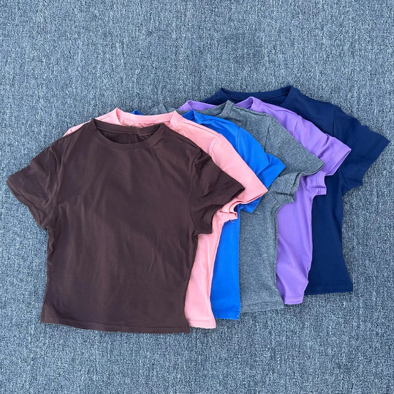 Women's  Fitting Sports T-shirt Quick Drying Short sleeve