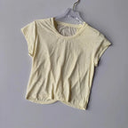 Breathable Workout top Loose Gym Clothes