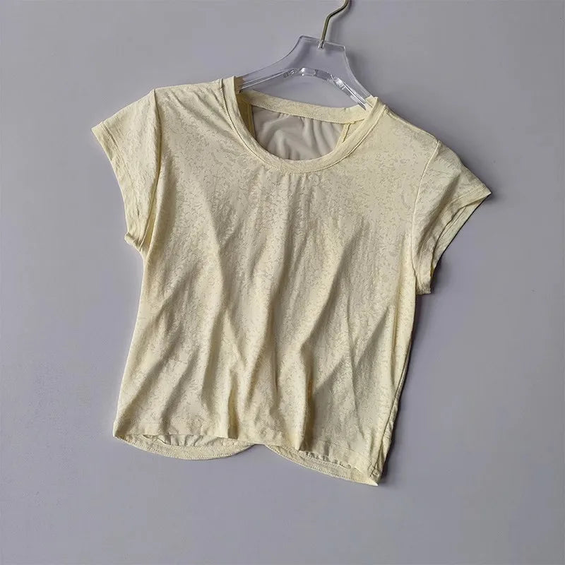 Breathable Workout top Loose Gym Clothes