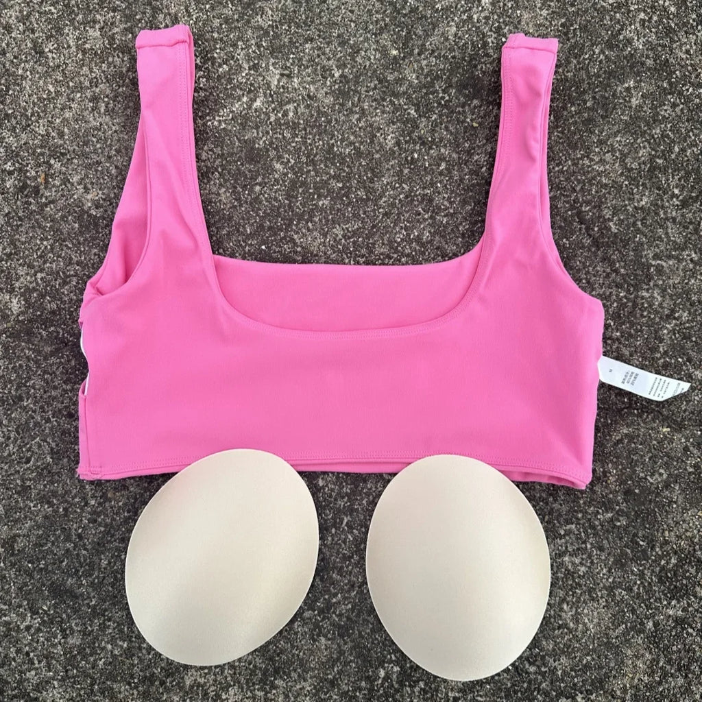 Solid Color Hollow back shoulder strap Underwear Women  Fitness sport Bra Top