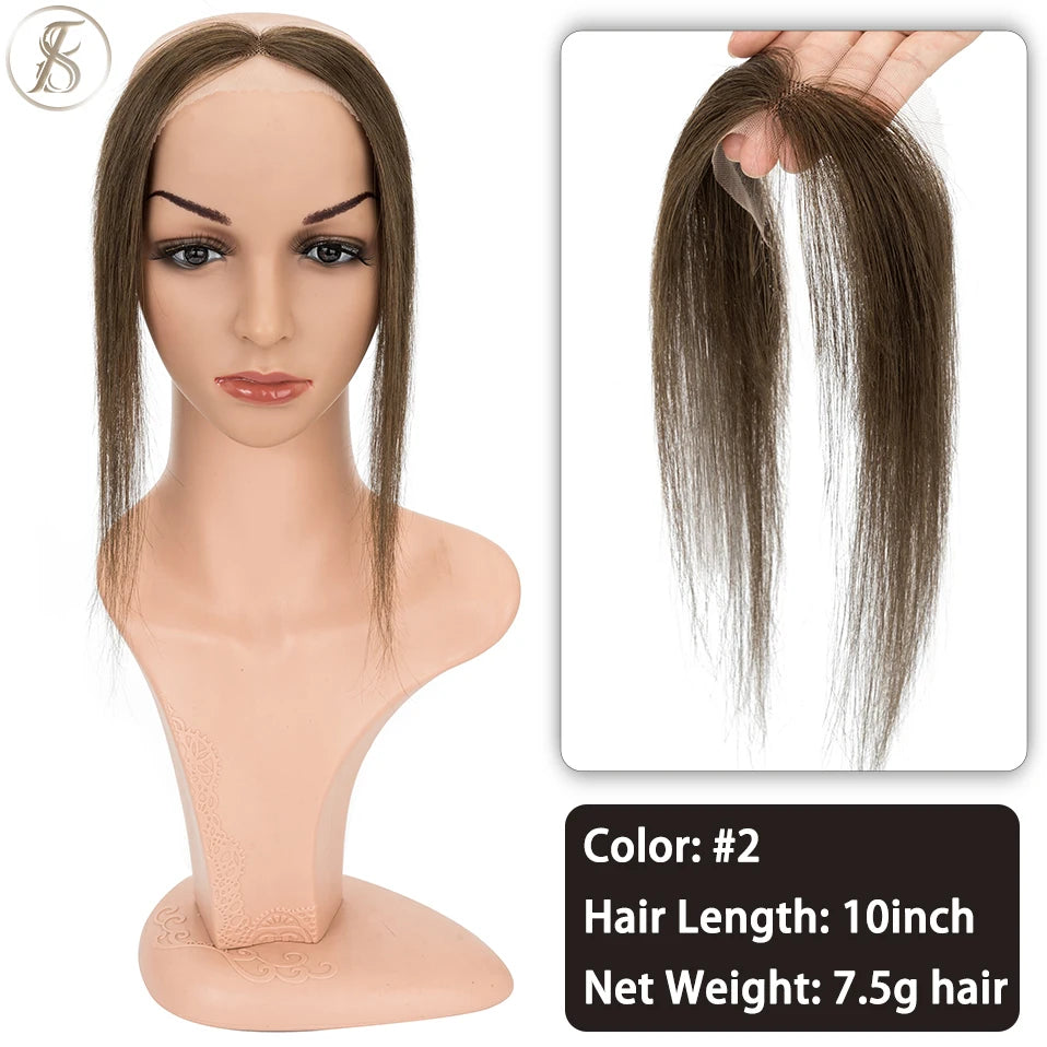 100% Human Hair Patches Natural Hairpiece