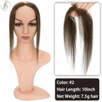 100% Human Hair Patches Natural Hairpiece