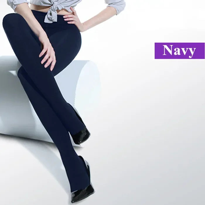 Women Opaque Pantyhose Warm Nylon Footed Stocking