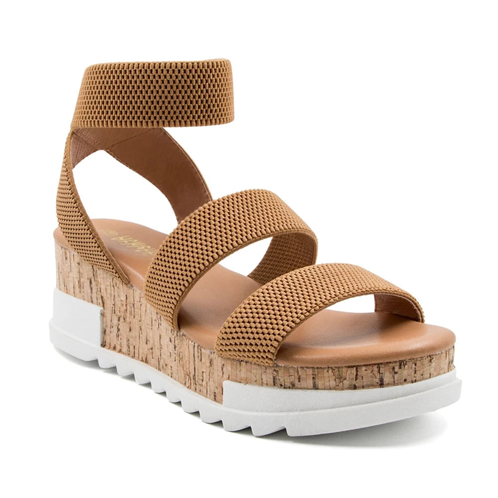 Summer Women's Sandals Platform Wedge Shoe cork