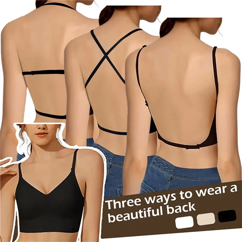 Women Invisible Back Bra Lingerie