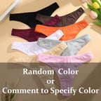 3Pcs/Set Seamless Thong Cotton Panties