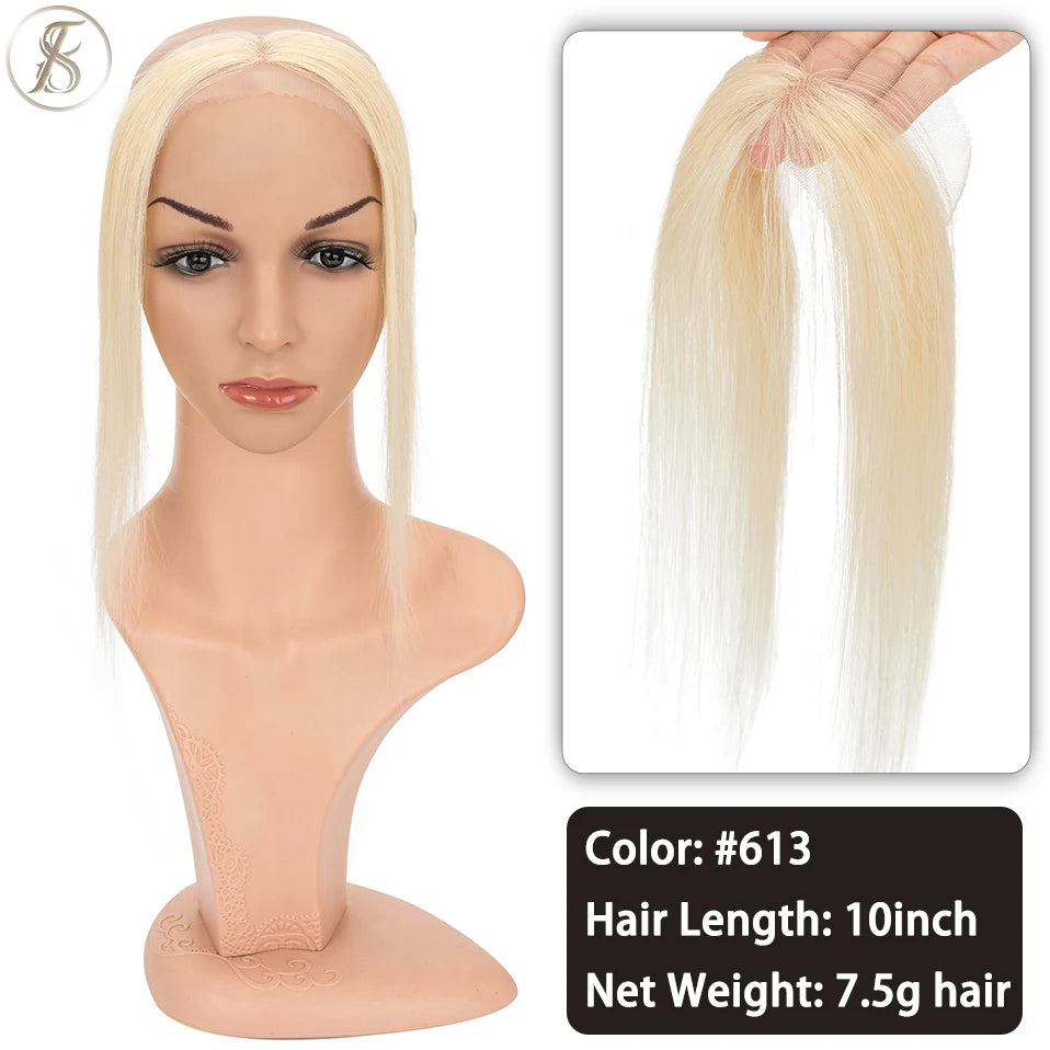 100% Human Hair Patches Natural Hairpiece