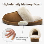 Fuzzy Memory Foam Slippers Indoor and Outdoor
