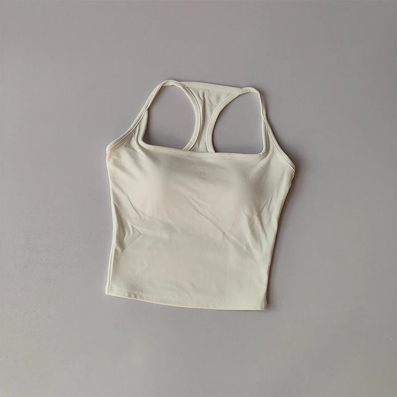 Fitness Vest with Chest Pad Yoga Clothing