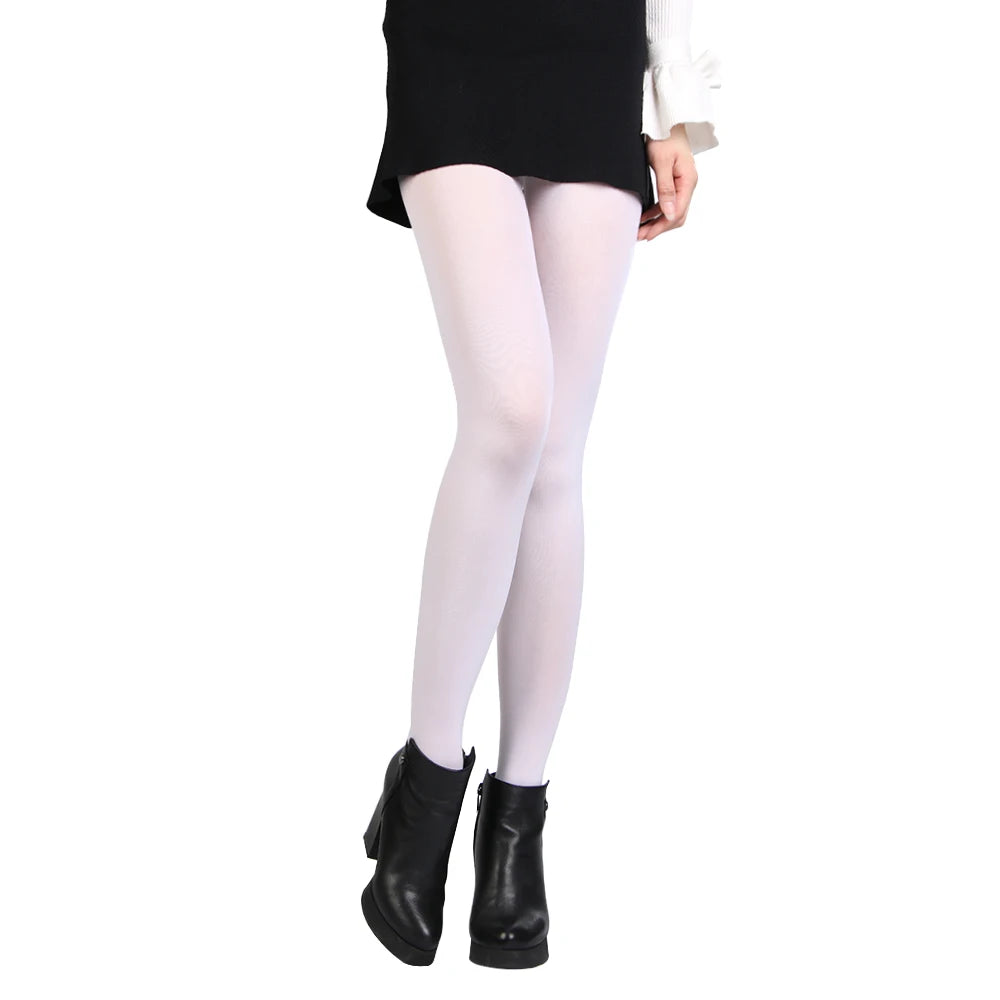 Women Opaque Pantyhose Warm Nylon Footed Stocking