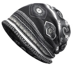 Quality Female or Men's cap, Breathable Striped Bohemian hat