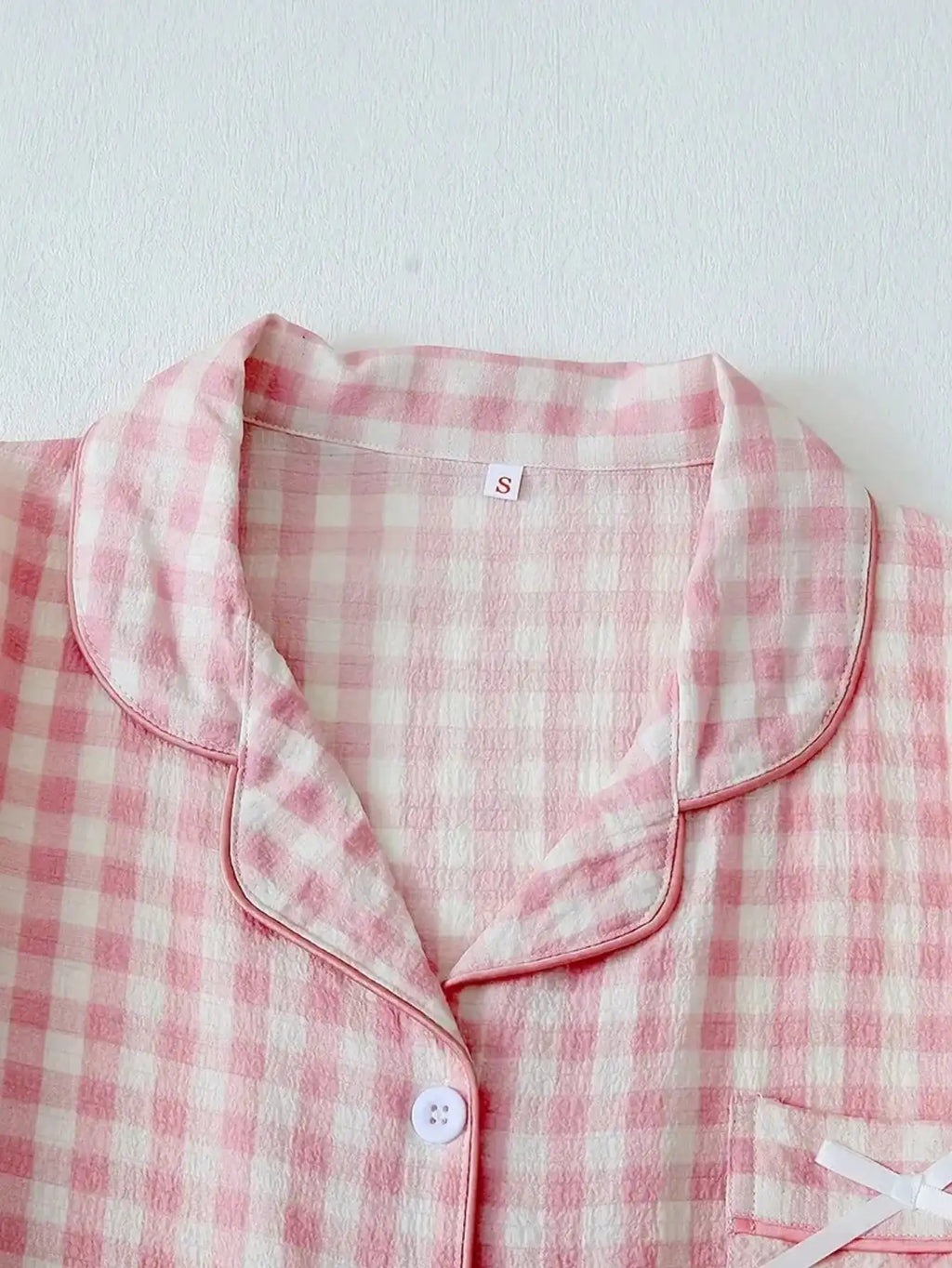 Pink Gingham Women's Pajama