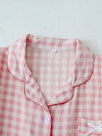 Pink Gingham Women's Pajama
