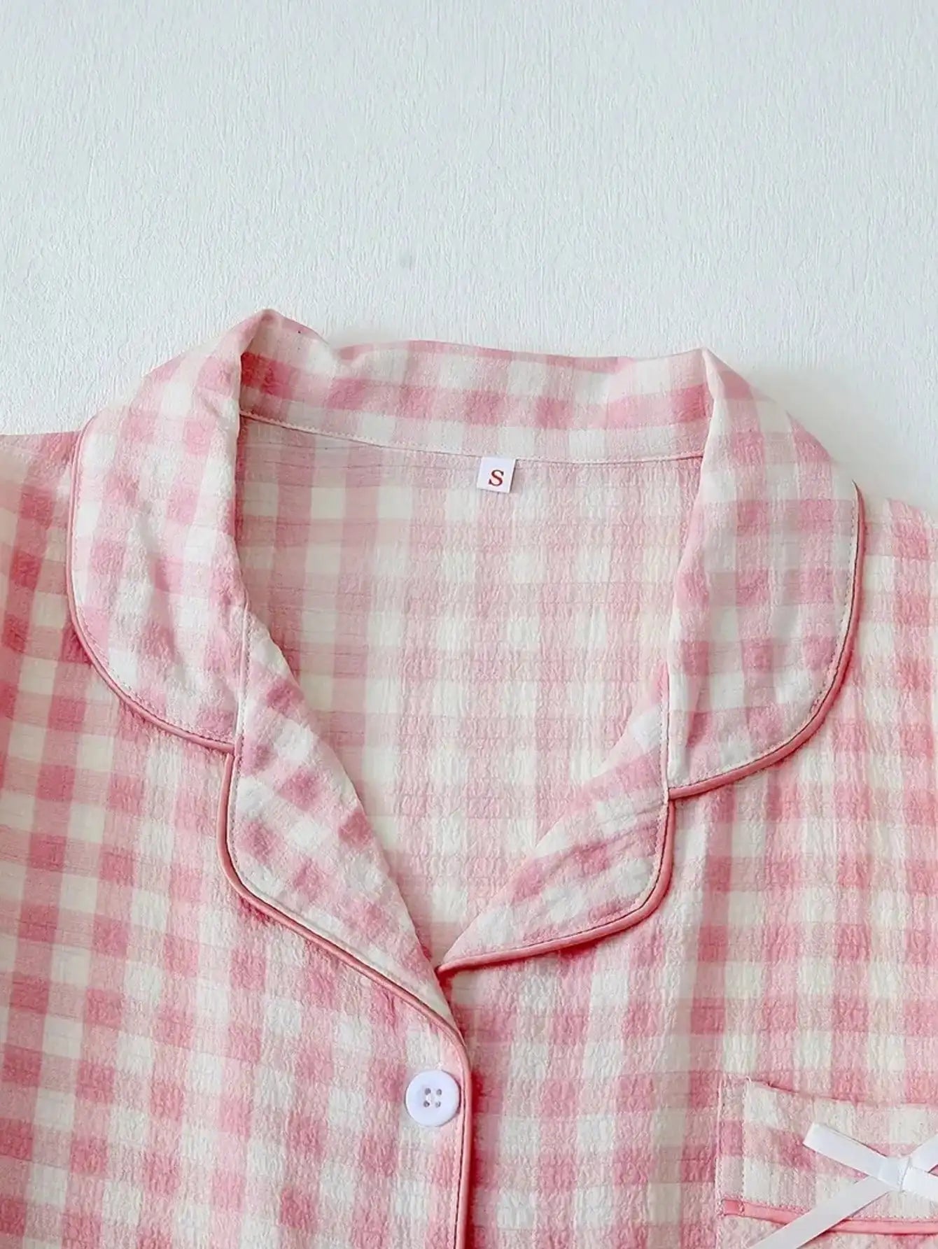 Pink Gingham Women's Pajama