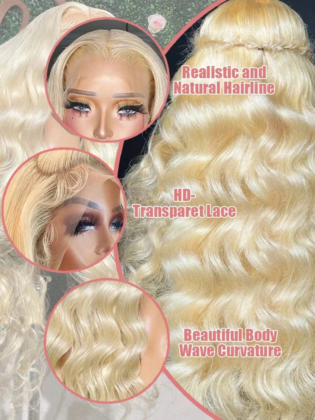 200 Density 613 Human Hair Wig 
13x6 Hd Lace Frontal 40 Inch Blonde Human Hair Wig Pre 
BrazilianBody Wave Lace Front Wigs