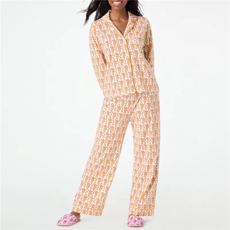 Pants Sets For Women Long Sleeve Pajamas, Loungewear