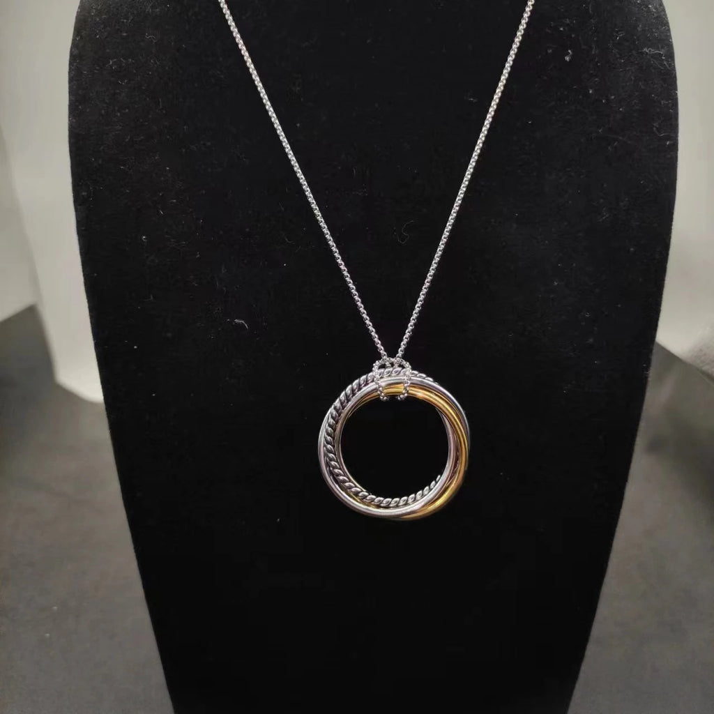 DY Classic Pendant Necklaces Elegant Designs Suitable for Men and Women