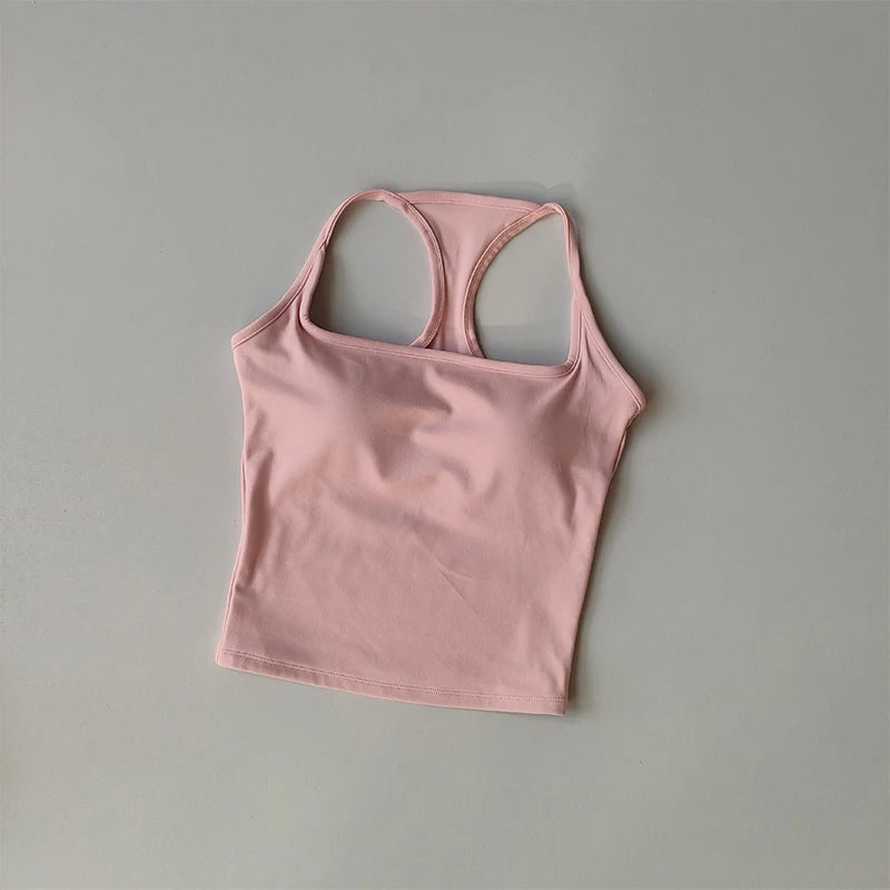 Fitness Vest with Chest Pad Yoga Clothing