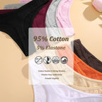3Pcs/Set Seamless Thong Cotton Panties