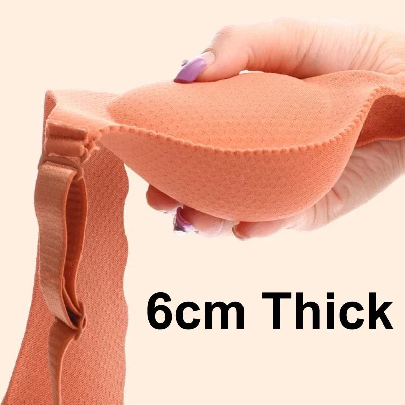 Push-Up Bra 8cm Pad Lift Deep V Bras