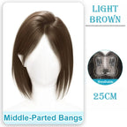 Invisible Part Bangs Fluffy Synthetic Women Topper
