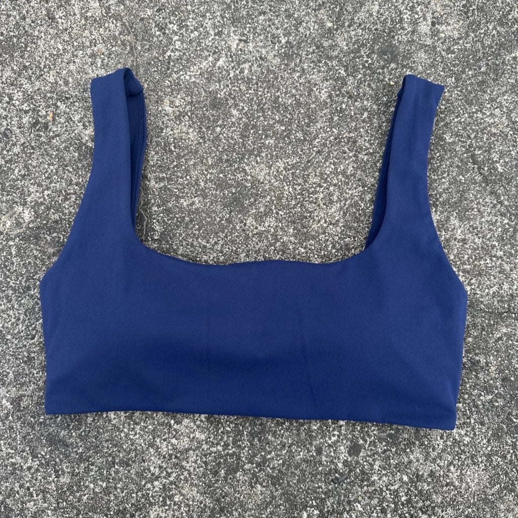 Solid Color Hollow back shoulder strap Underwear Women  Fitness sport Bra Top