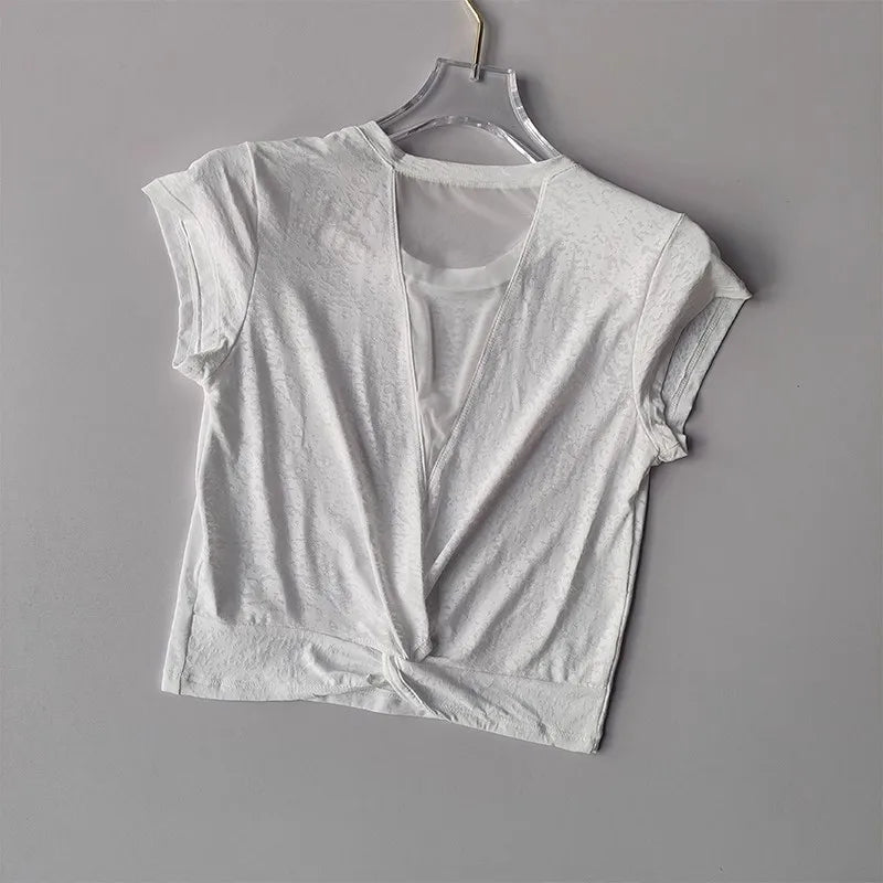 Breathable Workout top Loose Gym Clothes