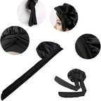 2PCS Satin Multi-Use Hair Bonnets