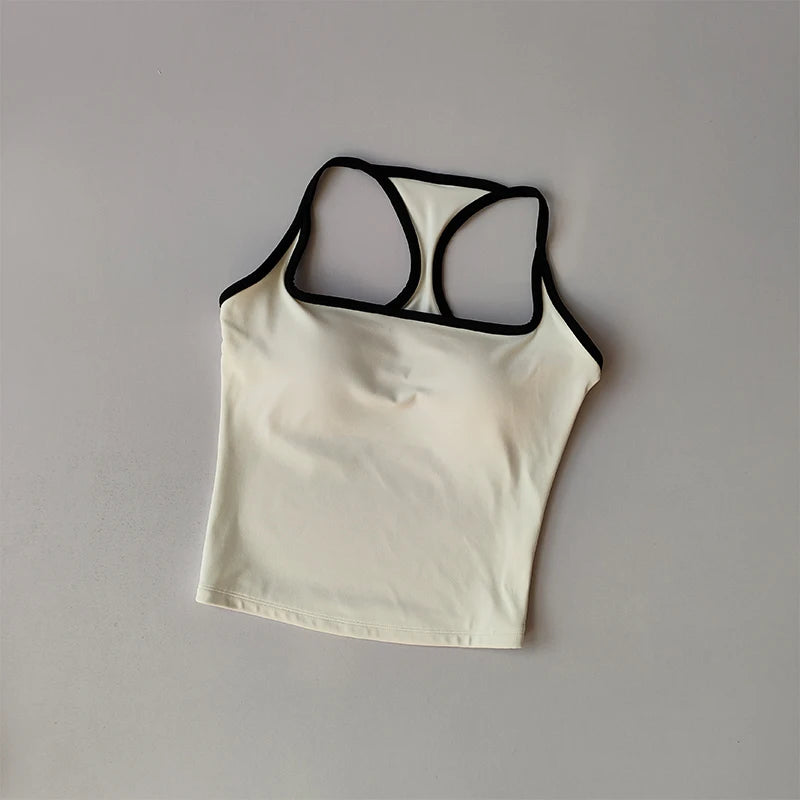 Fitness Vest with Chest Pad Yoga Clothing