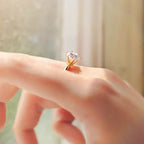 Moissanite D Color 1-3ct Gold Engagement Rings Wedding Jewelry
