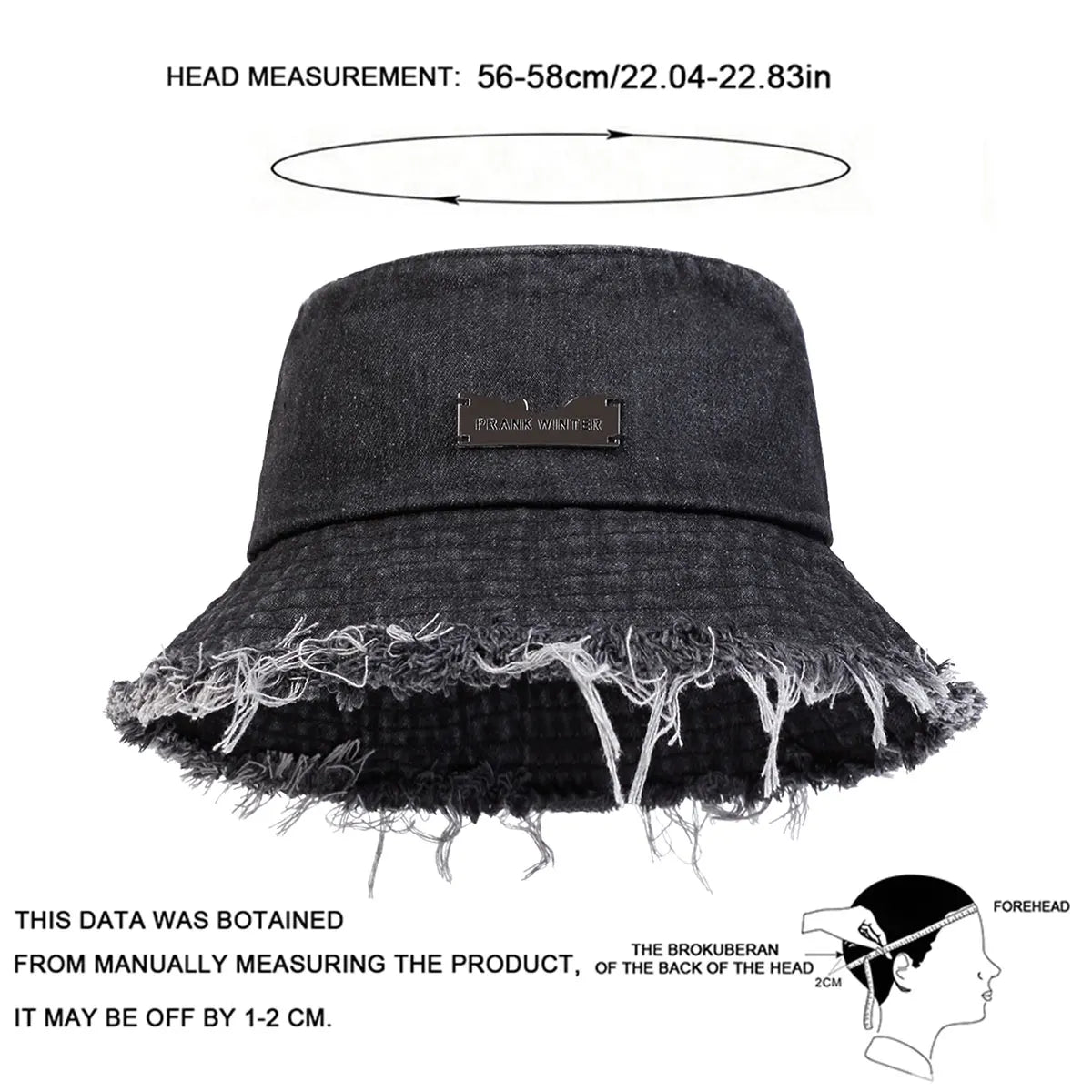 Denim Bucket Hat Sunscreen Leisure Hat